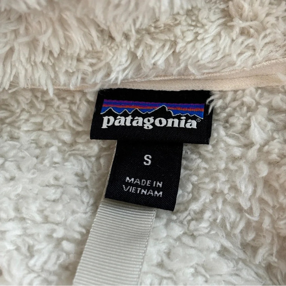 Patagonia Birch White Los Gatos 1/4-Zip Fleece Pullover Size S - Picture 5 of 11